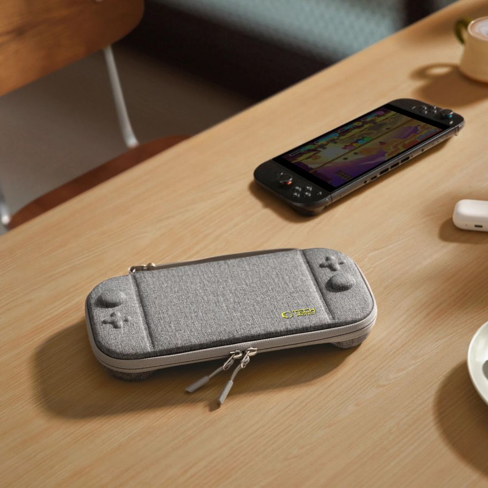 Tech-Protect Plonas Nintendo Switch 2 maišelis – pilkas -- Cell phone cases and covers