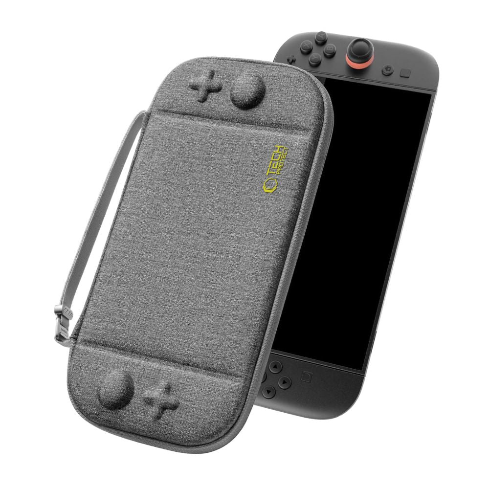 Tech-Protect Plonas Nintendo Switch 2 maišelis – pilkas -- Cell phone cases and covers
