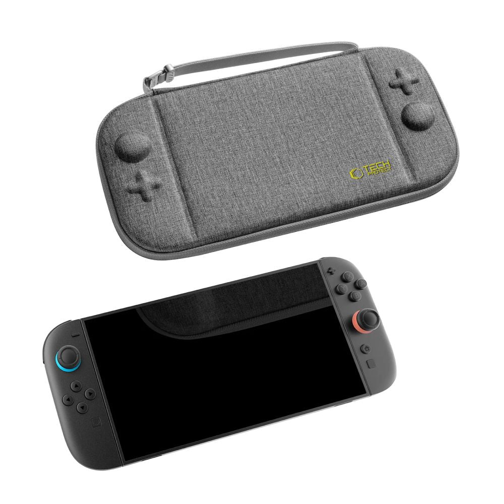 Tech-Protect Plonas Nintendo Switch 2 maišelis – pilkas -- Cell phone cases and covers