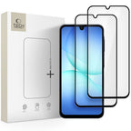 Grūdintas stiklas Samsung Galaxy A16/A17/A26 – juodas (2 vnt.) -- Samsung Galaxy A16 / Samsung Galaxy A17 / Samsung...