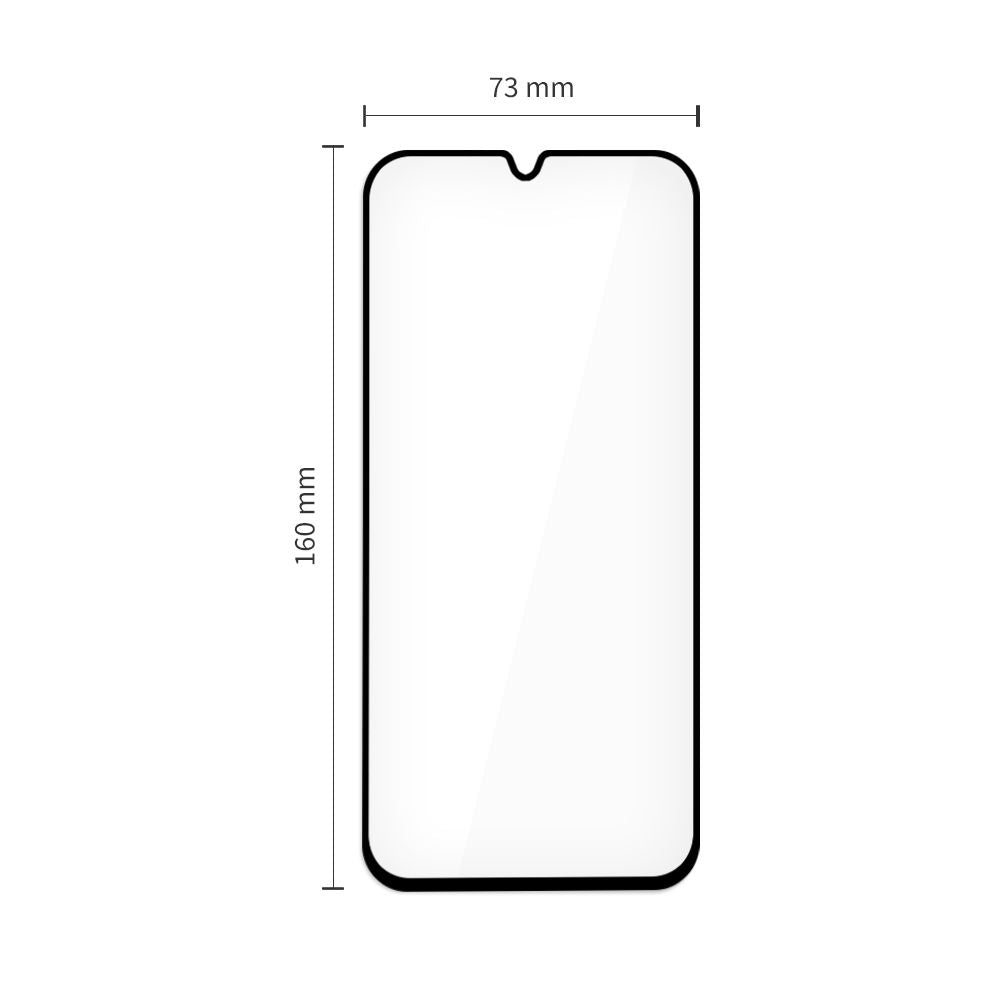 Grūdintas stiklas Samsung Galaxy A16/A17/A26 – juodas (2 vnt.) -- Samsung Galaxy A16 / Samsung Galaxy A17 / Samsung...