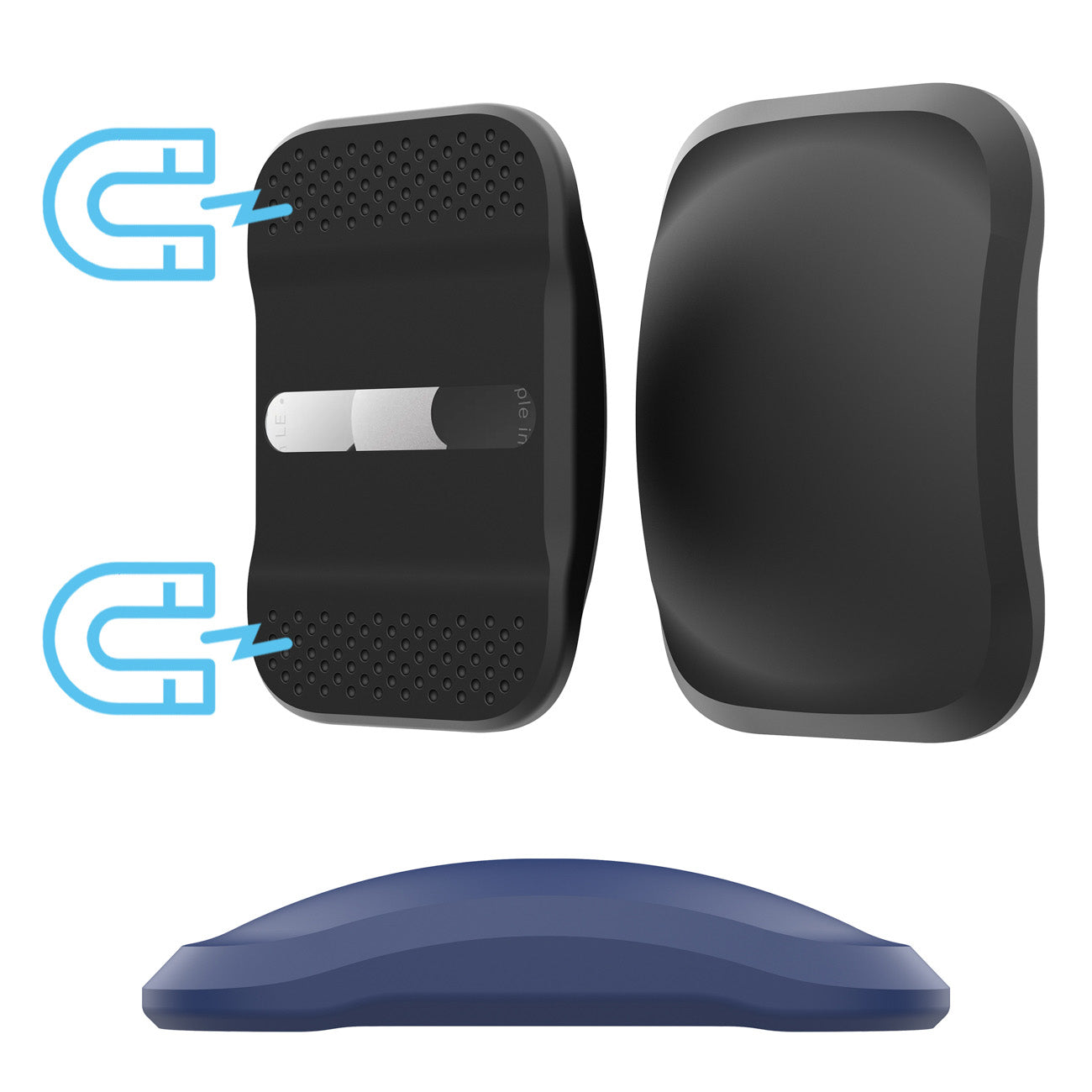 Magnetinis dėklas AirTag – juodas -- Apple AirTag