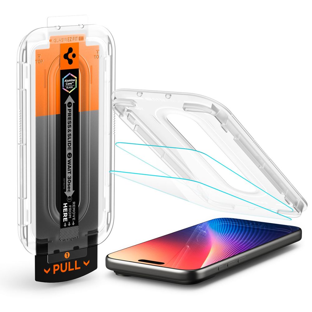 Spigen grūdintas stiklas iPhone 16 Pro Max / 17 Pro Max – skaidrus