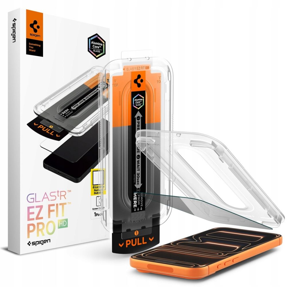 Spigen Glas TR EZ Fit Privacy stiklas iPhone 16 Pro / 17 / 17 Pro