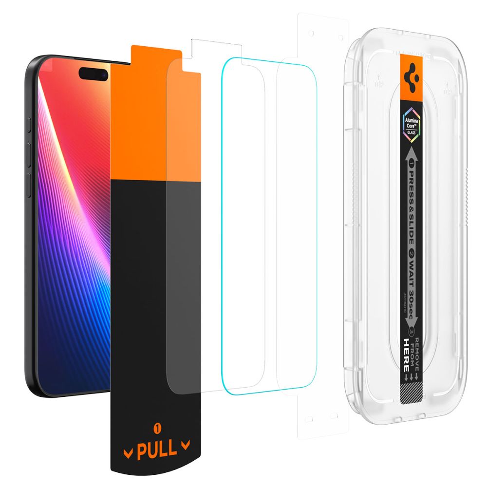 Spigen EZ Fit privatumo stiklas iPhone 17 Air