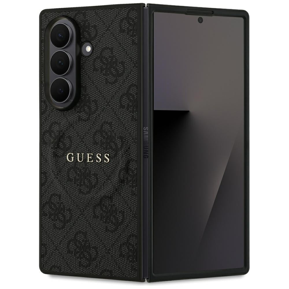 Guess 4G Classic MagSafe dėklas, skirtas Samsung Galaxy Z Fold7 - juodas -- Samsung Galaxy Z Fold 7