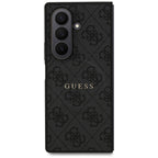 Guess 4G Classic MagSafe dėklas, skirtas Samsung Galaxy Z Fold7 - juodas -- Samsung Galaxy Z Fold 7