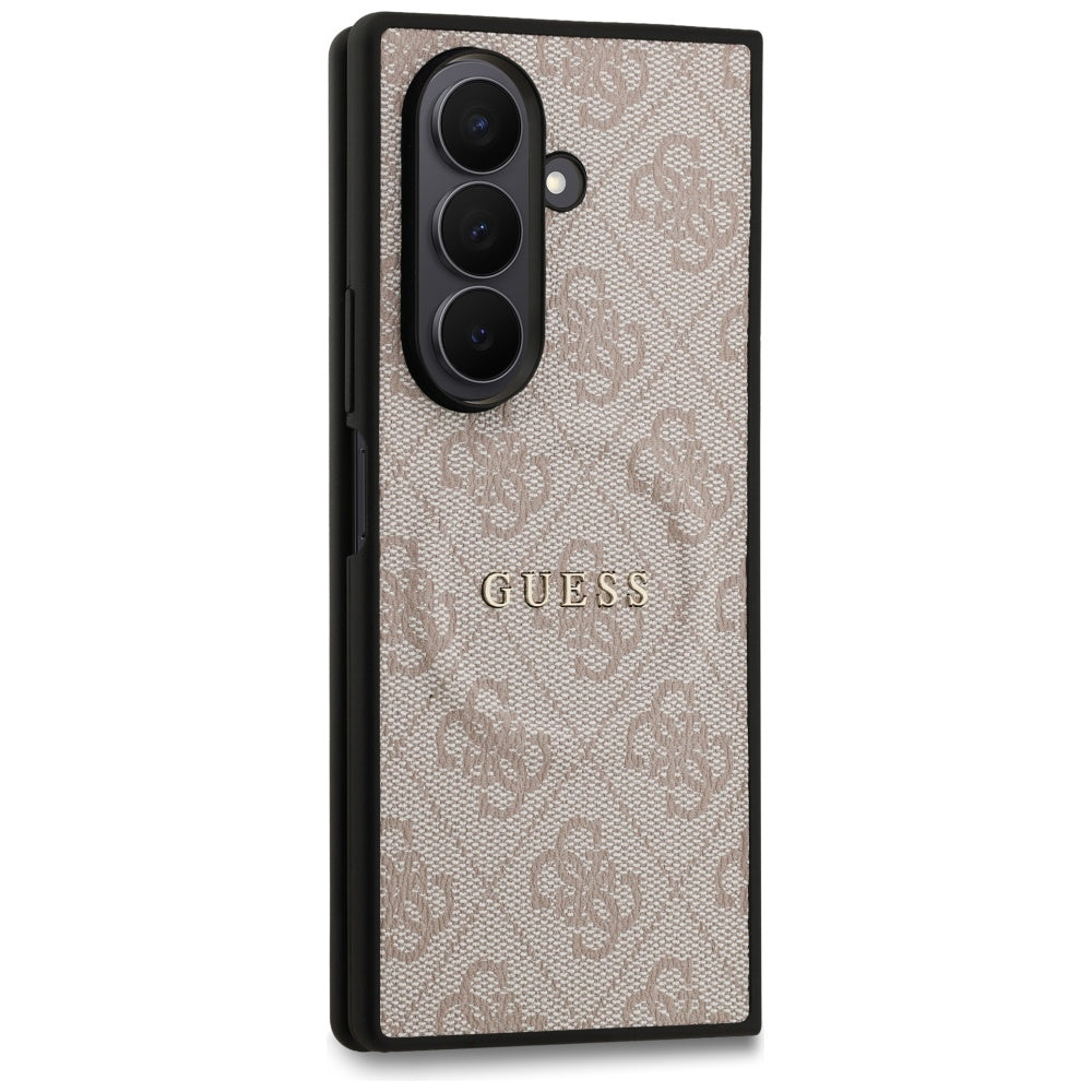 Guess 4G Classic MagSafe dėklas, skirtas Samsung Galaxy Z Fold7 – rožinis