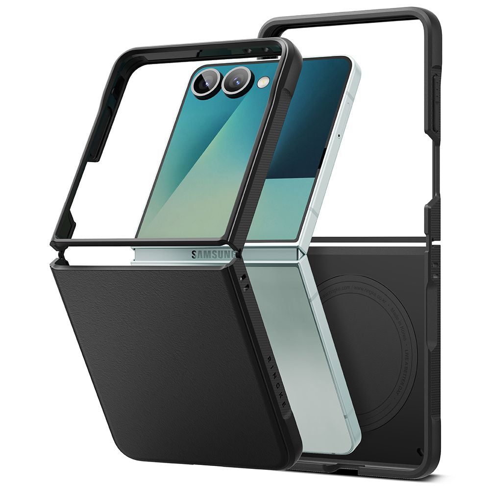 Ringke Onyx MagSafe dėklas Galaxy Z Flip 7 – juodas -- Samsung Galaxy Z Flip 7