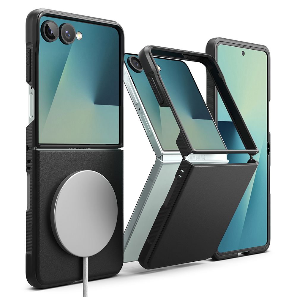 Ringke Onyx MagSafe dėklas Galaxy Z Flip 7 – juodas -- Samsung Galaxy Z Flip 7