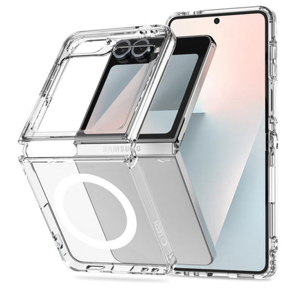 Tech-Protect FlexAir MagSafe dėklas Galaxy Z Flip 6/7 FE – skaidrus -- Samsung Galaxy Z Flip 6