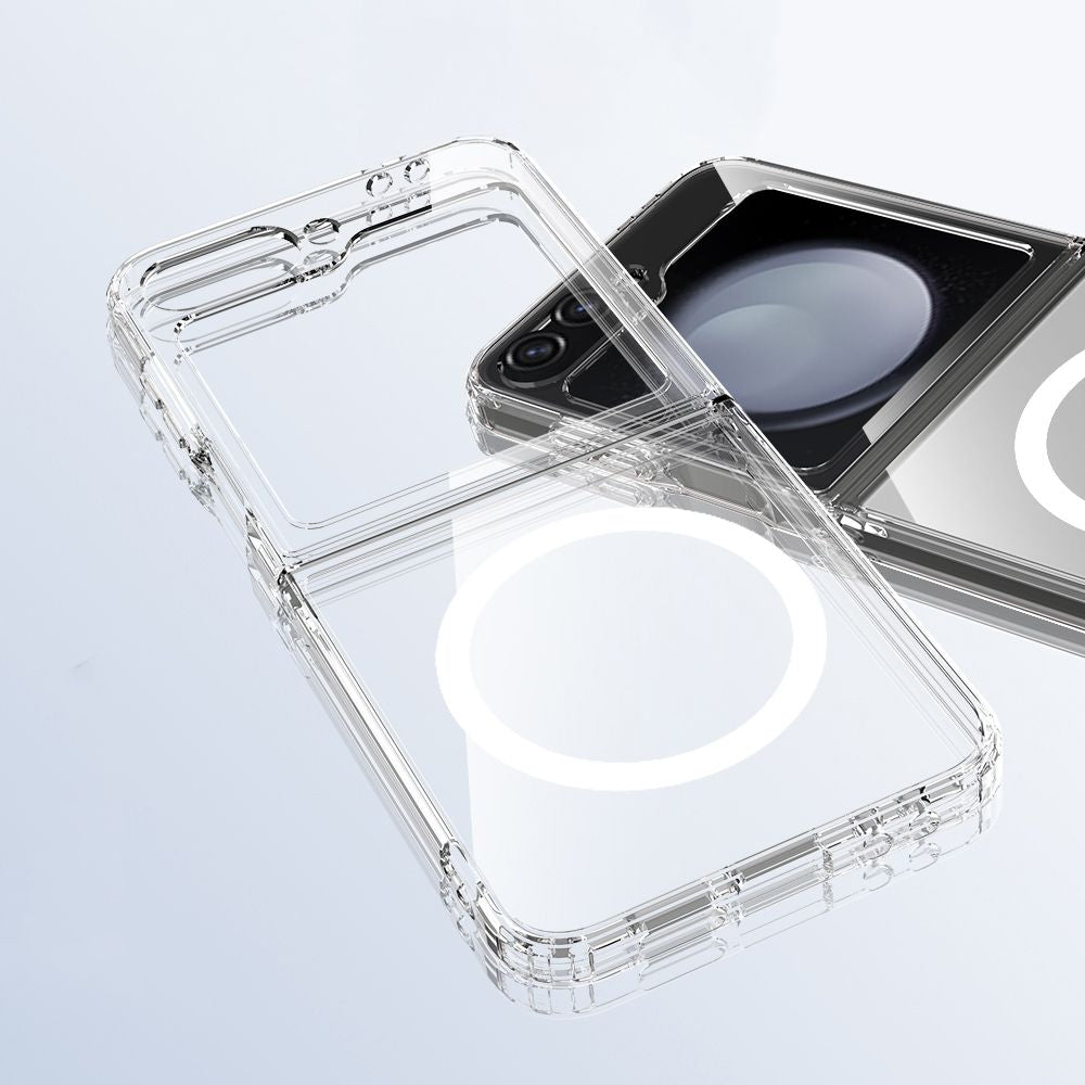 Tech-Protect FlexAir MagSafe dėklas Galaxy Z Flip 6/7 FE – skaidrus -- Samsung Galaxy Z Flip 6