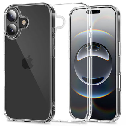 Skaidrus Tech-Protect FlexAir Hybrid dėklas iPhone 17 -- iPhone 17