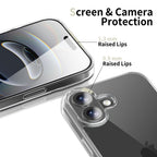 Skaidrus Tech-Protect FlexAir Hybrid dėklas iPhone 17 -- iPhone 17