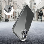 Skaidrus Tech-Protect FlexAir Hybrid dėklas iPhone 17 -- iPhone 17