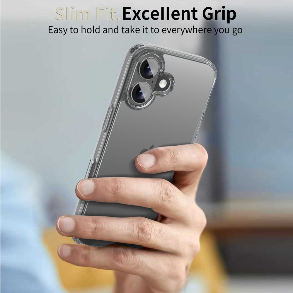 Skaidrus Tech-Protect FlexAir Hybrid dėklas iPhone 17 -- iPhone 17