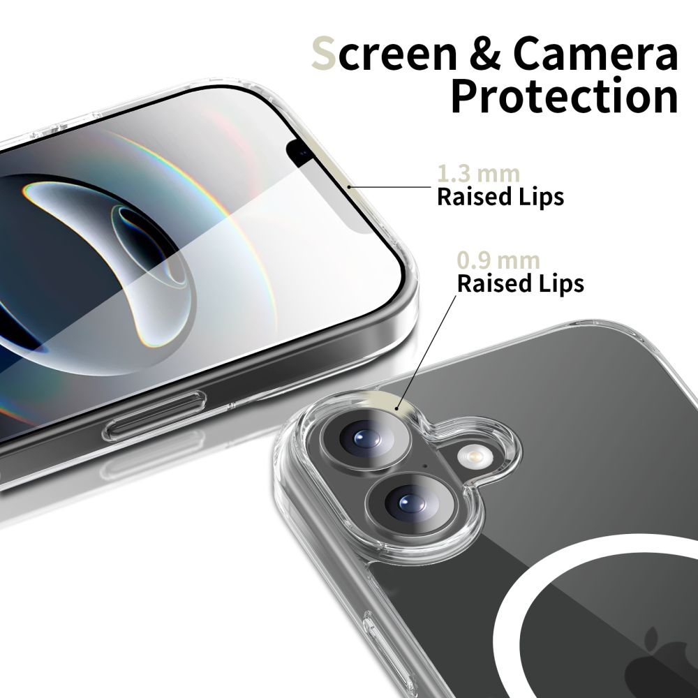 Tech-Protect FlexAir Hybrid MagSafe dėklas iPhone 17 – skaidrus -- iPhone 17