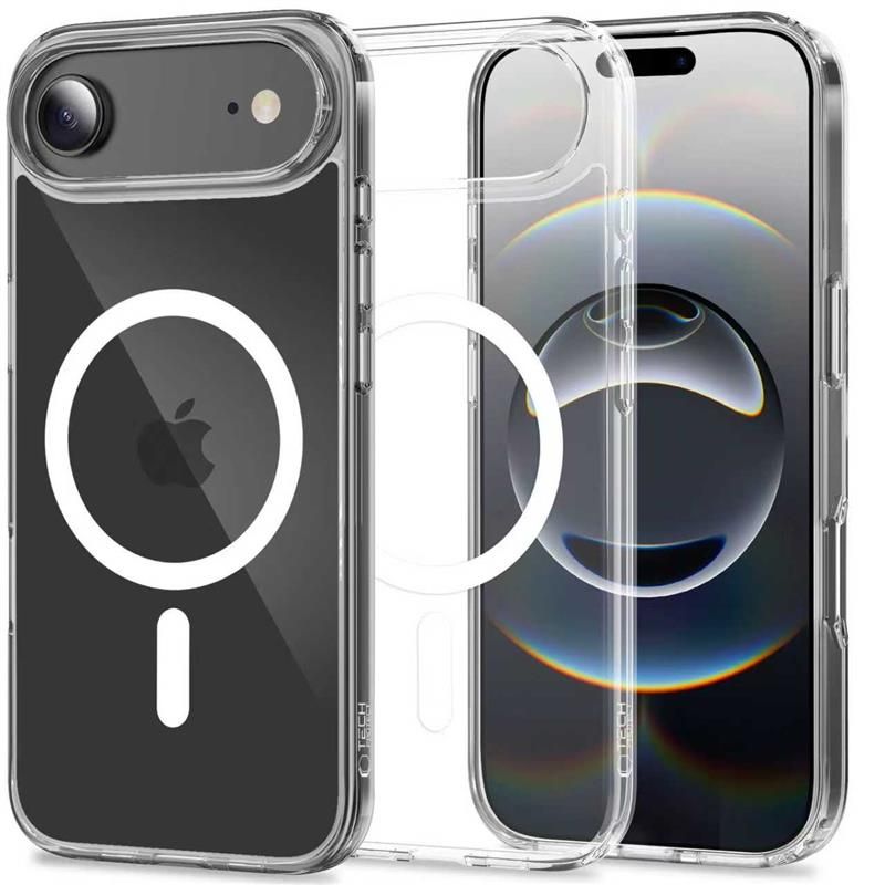 Tech-Protect FlexAir Hybrid MagSafe dėklas iPhone 17 Air – skaidrus -- iPhone 17 Air