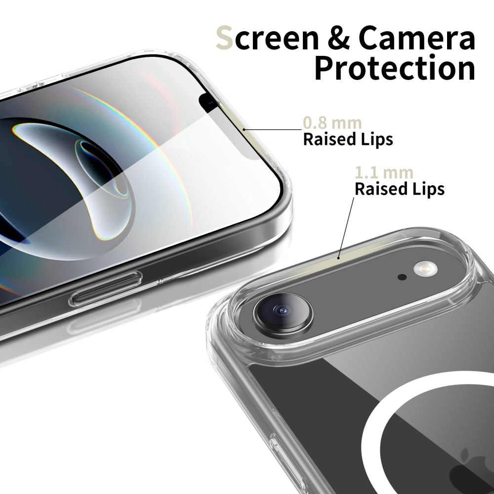 Tech-Protect FlexAir Hybrid MagSafe dėklas iPhone 17 Air – skaidrus -- iPhone 17 Air