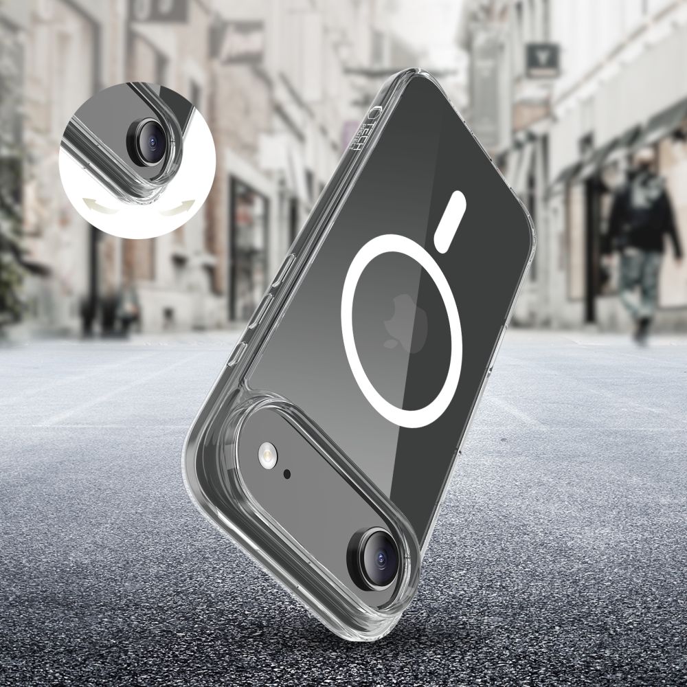 Tech-Protect FlexAir Hybrid MagSafe dėklas iPhone 17 Air – skaidrus -- iPhone 17 Air