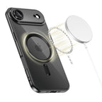 Tech-Protect MagFlex MagSafe dėklas iPhone 17 Air – skaidrus juodas -- iPhone 17 Air