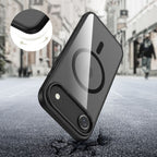 Tech-Protect MagFlex MagSafe dėklas iPhone 17 Air – skaidrus juodas -- iPhone 17 Air