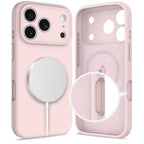 Tech-Protect silikoninis MagSafe dėklas iPhone 17 Pro Max – rožinis -- iPhone 17 Pro Max