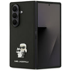 Karl Lagerfeld Saffiano Karl&Choupette Pin dėklas Samsung Galaxy Z Fold7 - Juoda -- Samsung Galaxy Z Fold 7