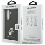 Karl Lagerfeld Saffiano Karl&Choupette Pin dėklas Samsung Galaxy Z Fold7 - Juoda -- Samsung Galaxy Z Fold 7