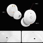 Spigen SA2401 ANC Pro belaidės ausinės – baltos