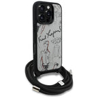 Karl Lagerfeld dėklas iPhone 16 Pro Max – pilkas -- iPhone 16 Pro Max