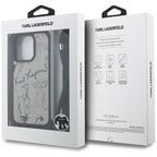 Karl Lagerfeld dėklas iPhone 16 Pro Max – pilkas -- iPhone 16 Pro Max