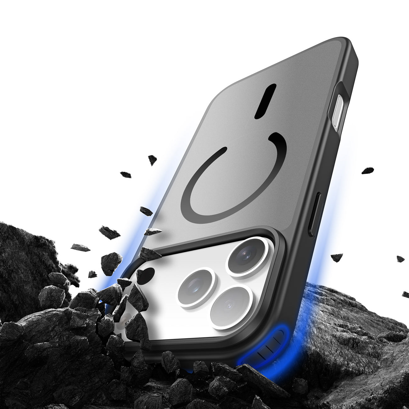 MagSafe dėklas Dux Ducis Yind iPhone 17 Pro Max – juodas