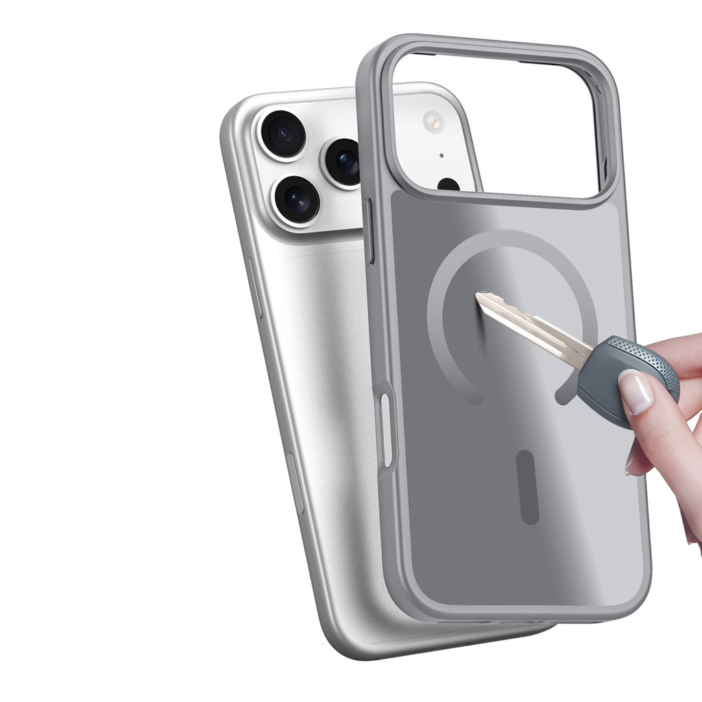 MagSafe dėklas iPhone 17 Pro Max Dux Ducis Yind – pilkas