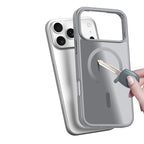 MagSafe dėklas iPhone 17 Pro Max Dux Ducis Yind – pilkas