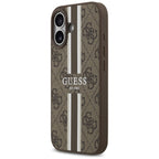 Guess MagSafe dėklas iPhone 17 – rudas