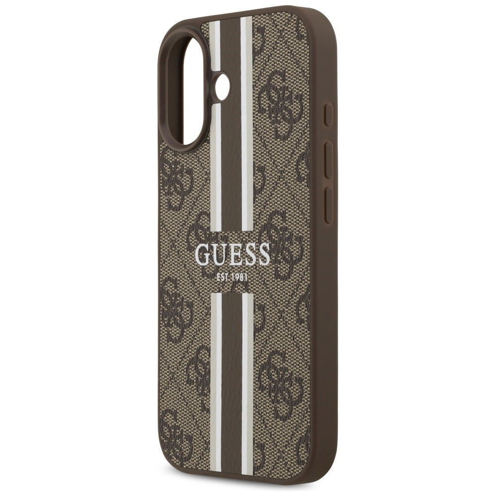 Guess MagSafe dėklas iPhone 17 – rudas