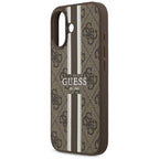 Guess MagSafe dėklas iPhone 17 – rudas