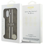 Guess MagSafe dėklas iPhone 17 – rudas