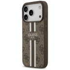 Guess MagSafe dėklas iPhone 17 Pro – rudas