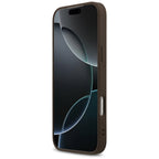 Guess MagSafe dėklas iPhone 17 Pro Max – rudas