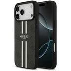 Guess MagSafe dėklas iPhone 17 Pro Max – juodas