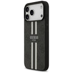 Guess MagSafe dėklas iPhone 17 Pro Max – juodas
