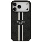 Guess MagSafe dėklas iPhone 17 Pro Max – juodas