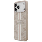 Guess MagSafe dėklas iPhone 17 Pro Max – rožinis