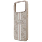 Guess MagSafe dėklas iPhone 17 Pro Max – rožinis