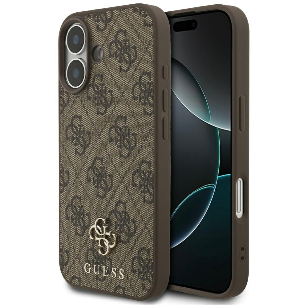 Guess MagSafe dėklas iPhone 17 – rudas -- iPhone 17