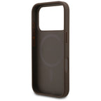Guess MagSafe dėklas iPhone 17 Pro – rudas -- iPhone 17 Pro