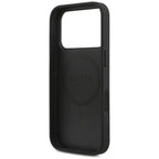 Guess MagSafe dėklas iPhone 17 Pro – juodas