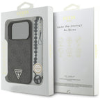 Guess MagSafe dėklas iPhone 17 Pro – juodas